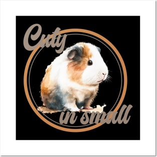 Guinea Pig - Cuty in small Posters and Art